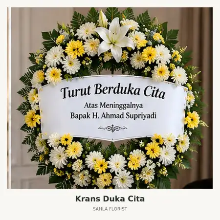 Krans Bunga Duka Wirobrajan